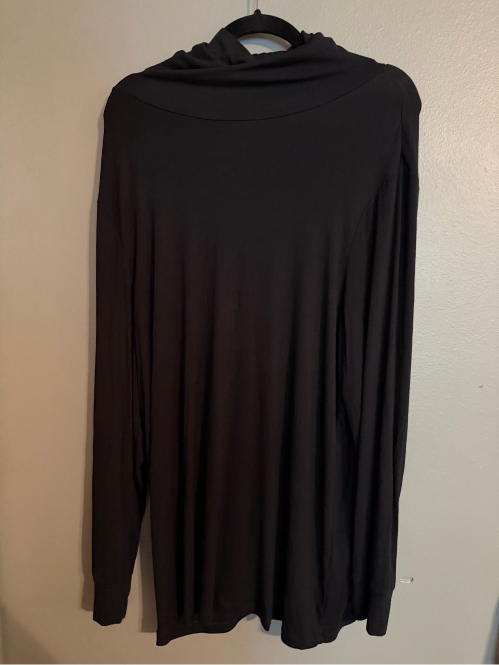 Universal Standard Black Cowl Neck Sweater